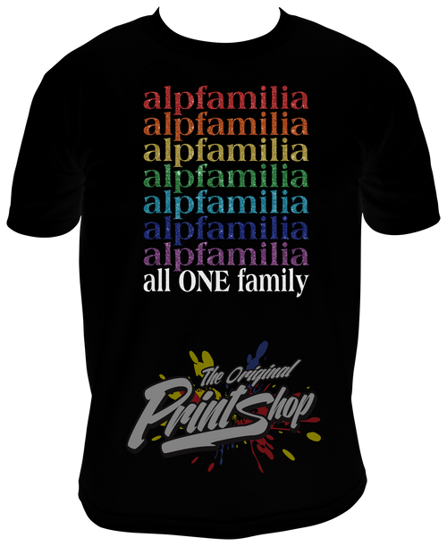 ALPFamilia Pride - all ONE family - GLITTER image 1