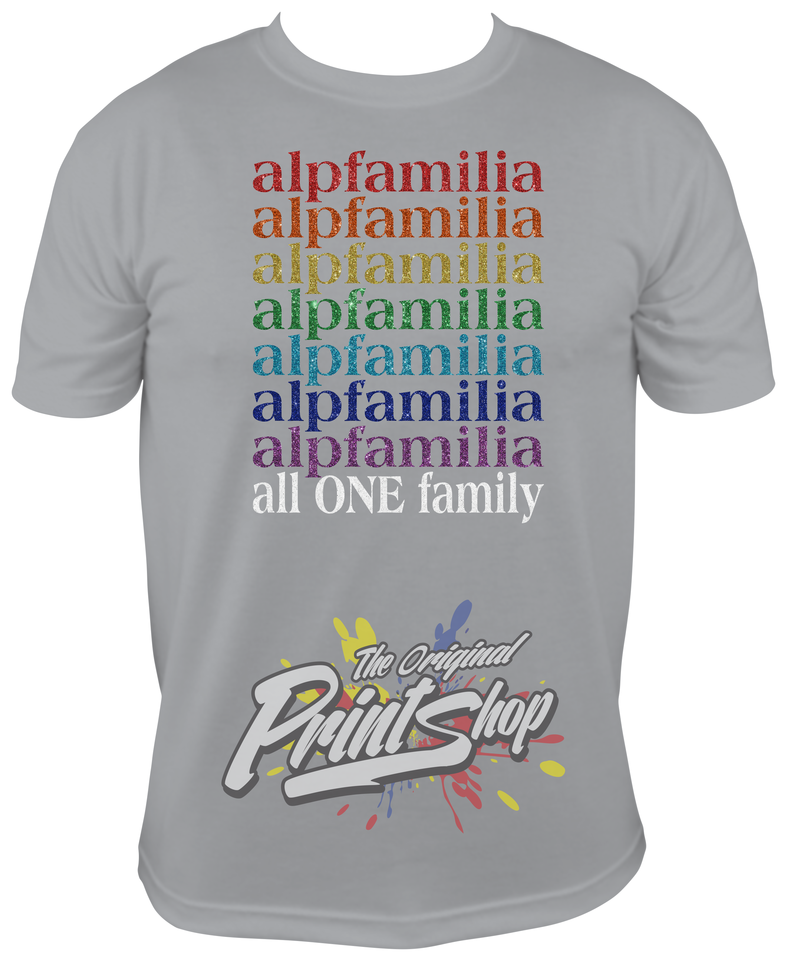 ALPFamilia Pride - all ONE family - GLITTER image 2